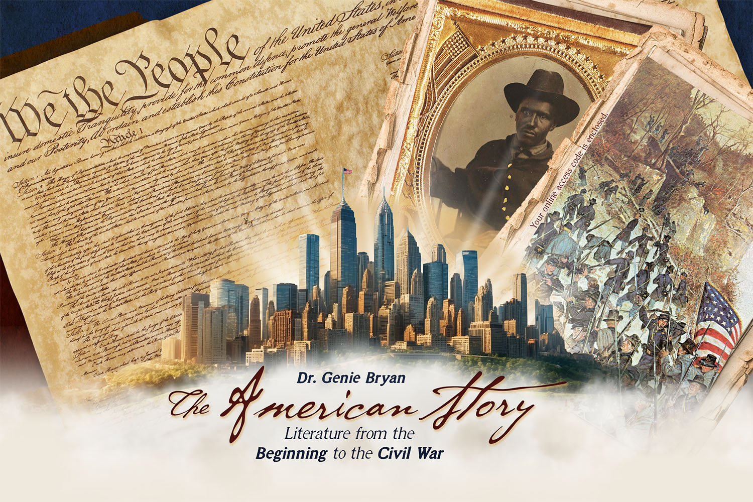 Access card for The American Story: Literature from the Beginning to the Civil War